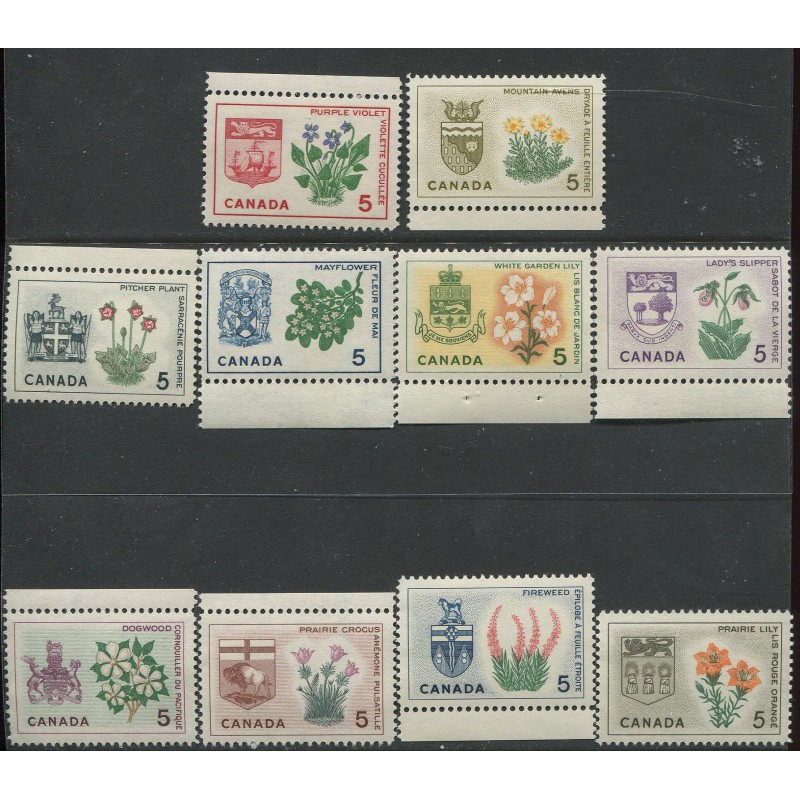 Kanada margisari - lilled, taimed ja vapid 1960-1970, MNH