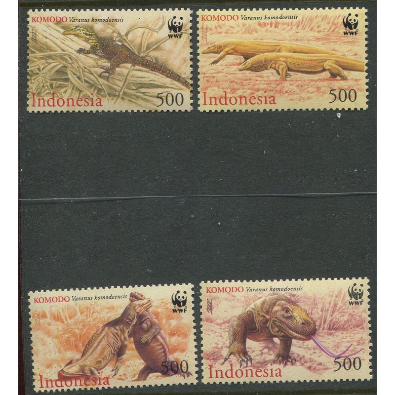 Indoneesia margisari WWF, Komodo varaanid, 1994, MNH