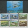 Aserbaidžaani plokk ja margisari kalad, beluuga, 1993, MNH