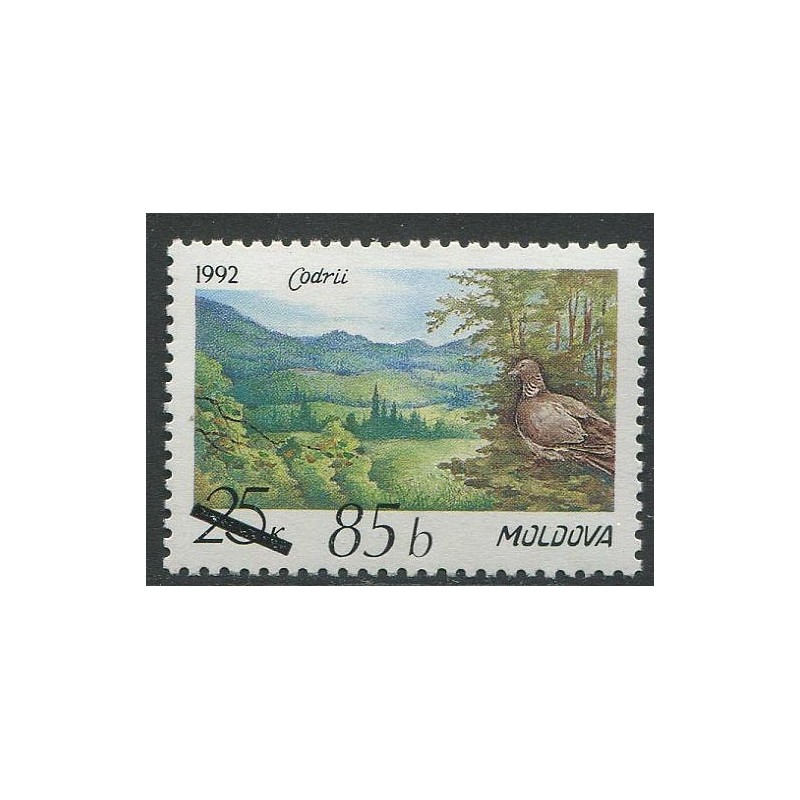 Moldaavia:Mark lind, ületrükk, 2007, MNH