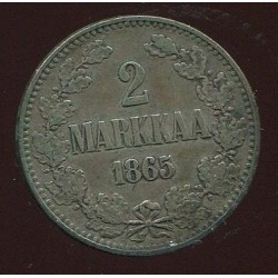 Soome 2 markka 1865, 2...