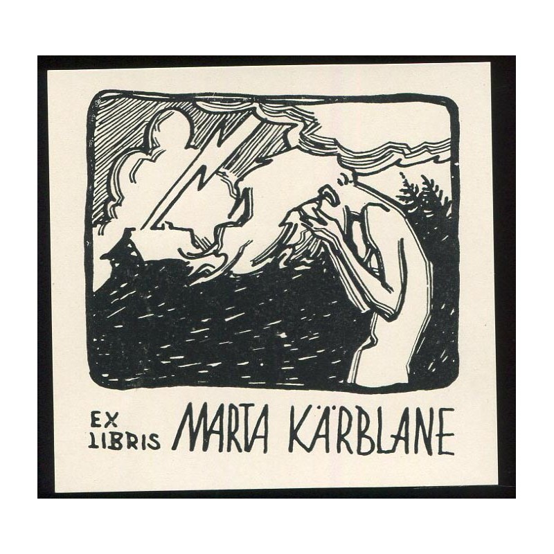 Marta Kärblane ex libris