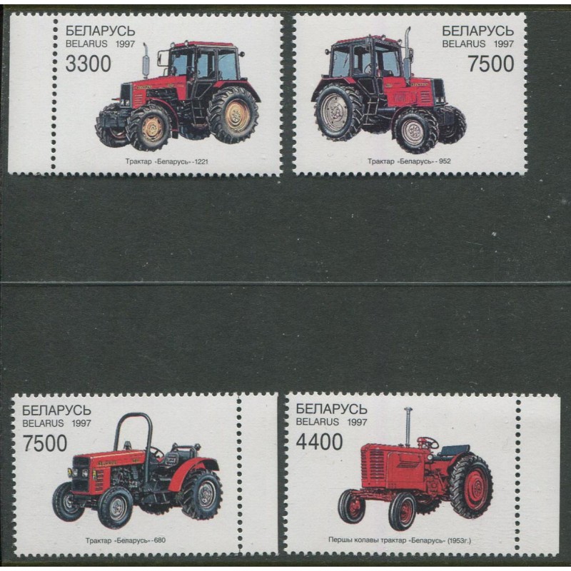 Valgevene:Margisari traktoris Belarus, 1997