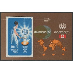 Ungari:Plokk Münheni ja Montreali olümpiamängud 1976, MNH