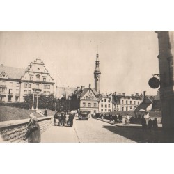 Tallinn:Harju tänav ilma Kirjanike majata, enne 1960