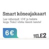 Eesti telefonikaart Smart kõneajakaart 6€, Tele2, 2016
