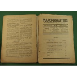 Ajakirja Maaomavalitsus X aastakäik 1932