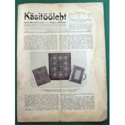 Ajakiri Käsitööleht 1/1910,...