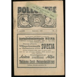 Ajakiri Põllumees nr. 18/1929