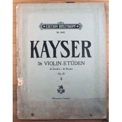 Kayser 36 viiuli etüüdi,...