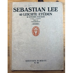 Sebastian Lee:40 Leichte etüden, opus 70, tsello, enne 1940
