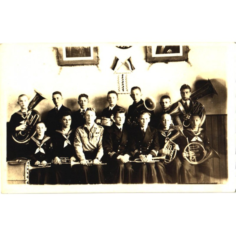 Skautide orkester, pasunad, metsasarved, enne 1940