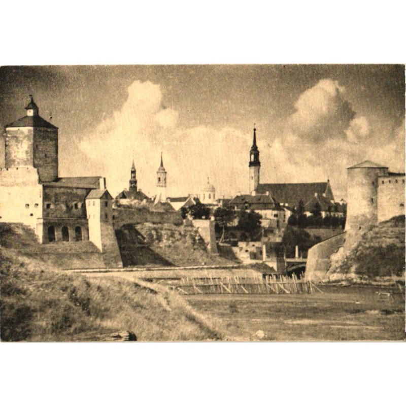 Narva linna vaade, kindlus, Ivangorod, Jõhvi B pitsat 1942