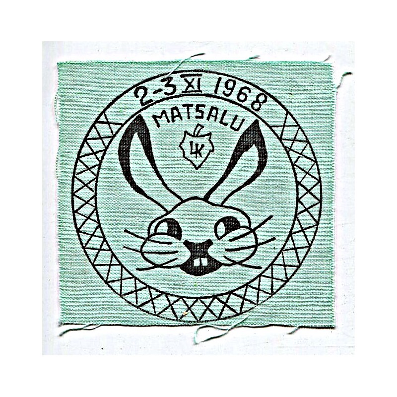 Eesti riidest embleem 2-3 XI 1968 Matsalu looduskaitsealal