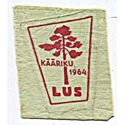 Eesti riidest embleem LUS Kääriku 1964
