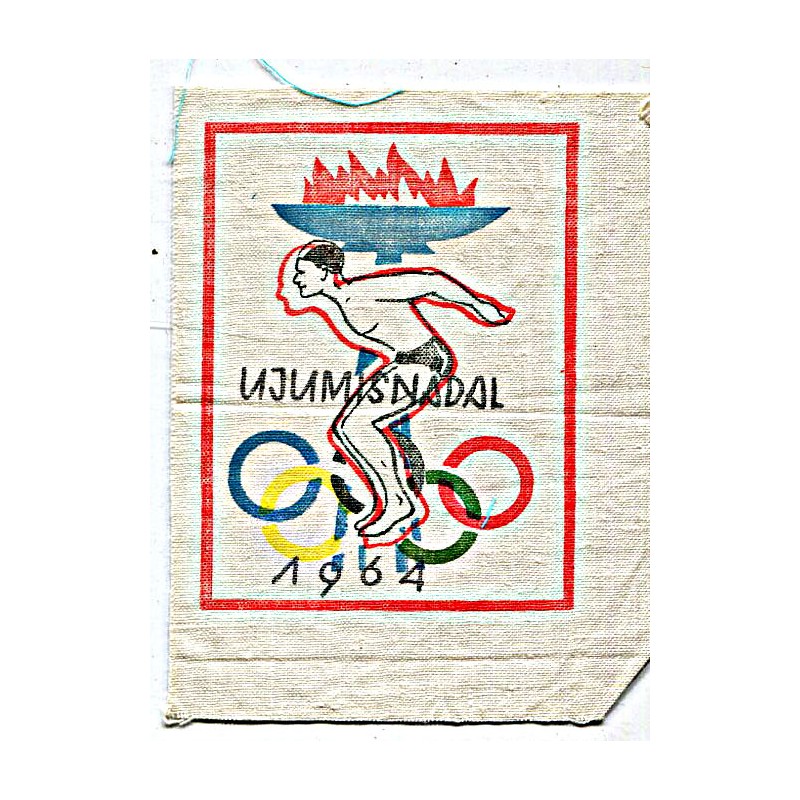 Eesti riidest embleem Olümpia ujumisnädal 1964