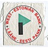 Eesti riidest embleem Lääne-Eesti pank, West-Estonian bank