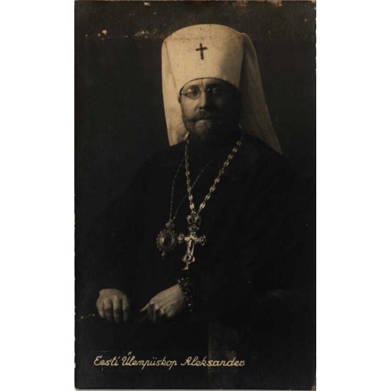 Eesti ülempiiskop Aleksander, enne 1940