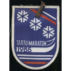 Tartu Maratoni märk ja embleem 1985